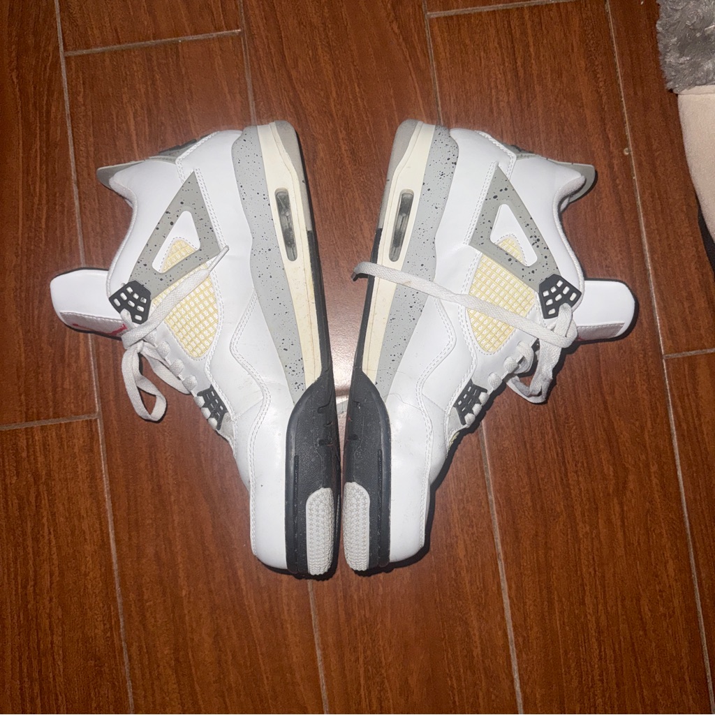 Jordan 4 White Cement Sz 13